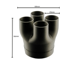 Schuhtrockner Camper 4 x 25 mm für Truma Luftausströmer