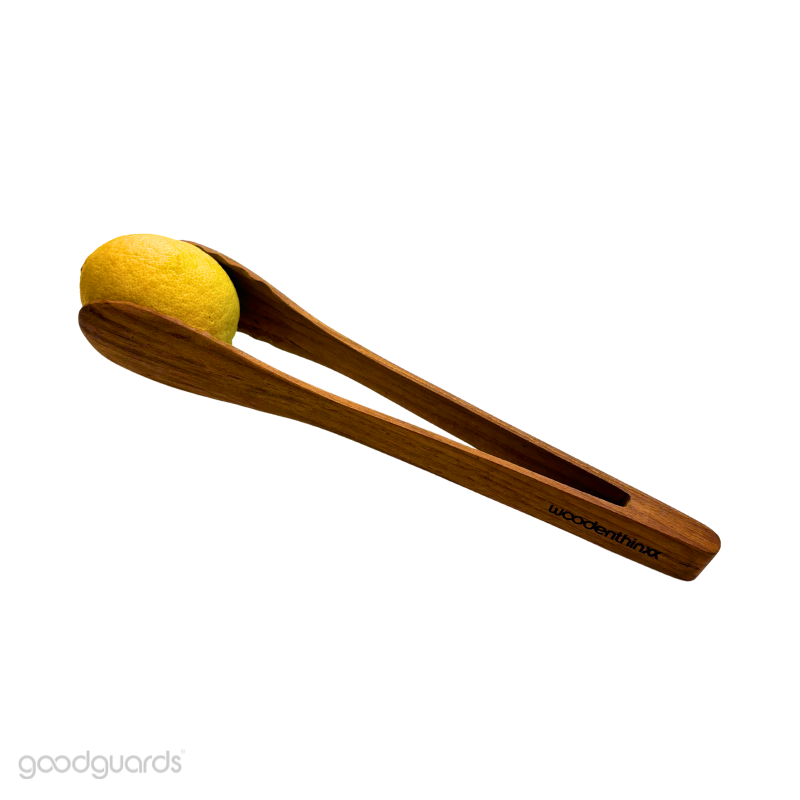 Küchen-Zange groß Handmade aus Teak Wurzel-Holz nachhaltig Woodenthinxx