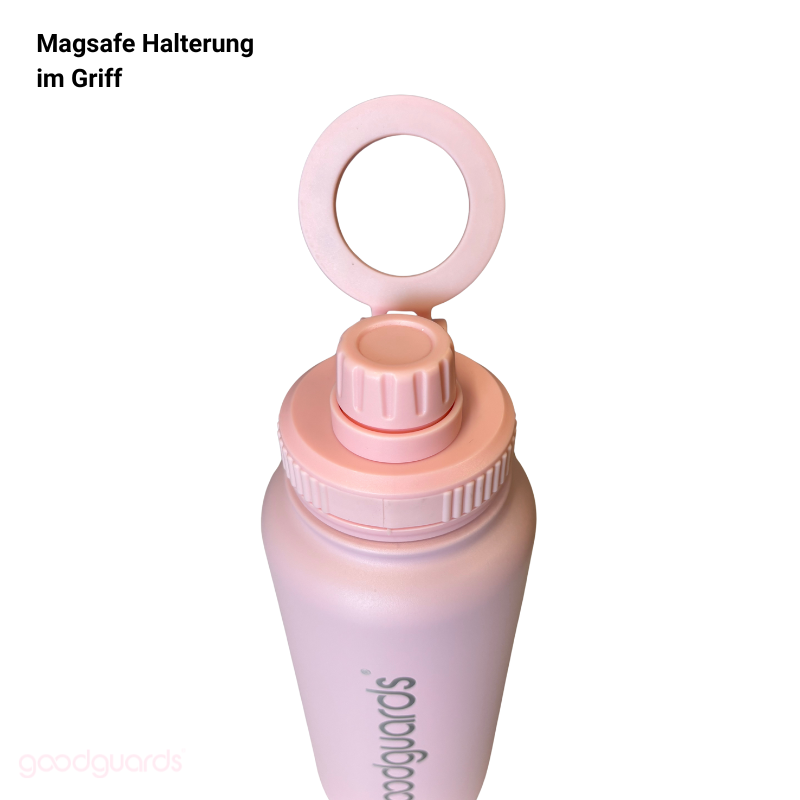 Goodbottle Big Thermosflasche 0,95 L mit magnetischer Handy-Halterung
