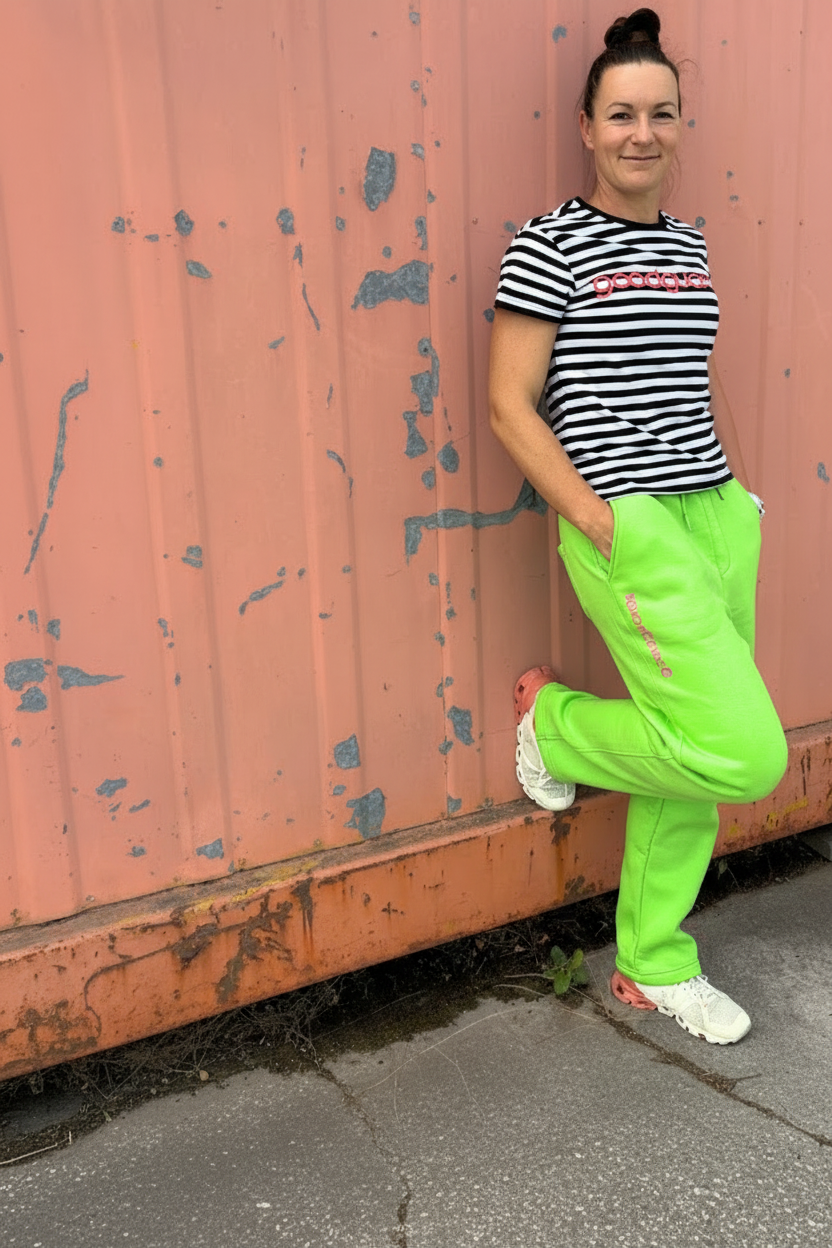 Goodjogger Jogginghose Loose Fit unisex gras-creme