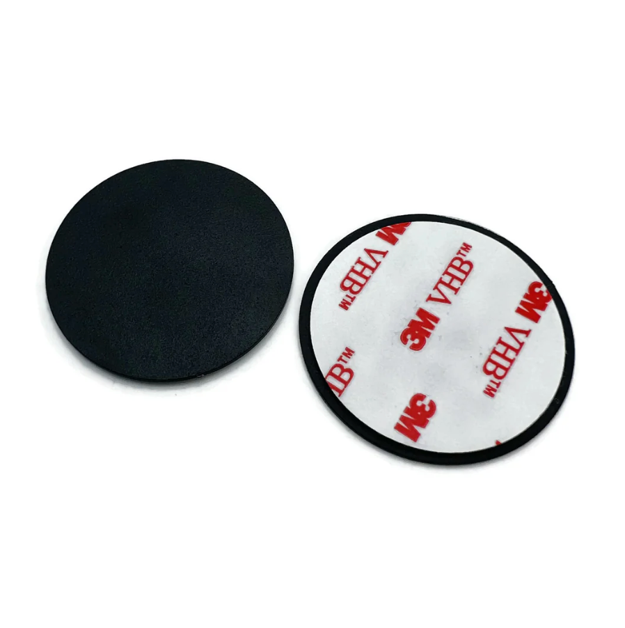 Magnettafel / Haftgrund rund 4,5 cm 2er-Set "Black Edition" STYYL - super flach - ideal für Van, Camper, Wohnmobil und Wohnwagen uvm.