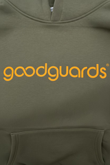 Goodhood Oversized Hoodie olive-orange unisex Kapuzenpullover