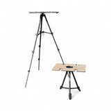 STYYL - TuttY-HolztablettY – der elegante Magnet-Beistelltisch mit Weinhalter in edler Eichenoptik