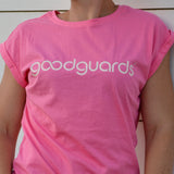 Goodshirt Women pink Loose T-Shirt Damen