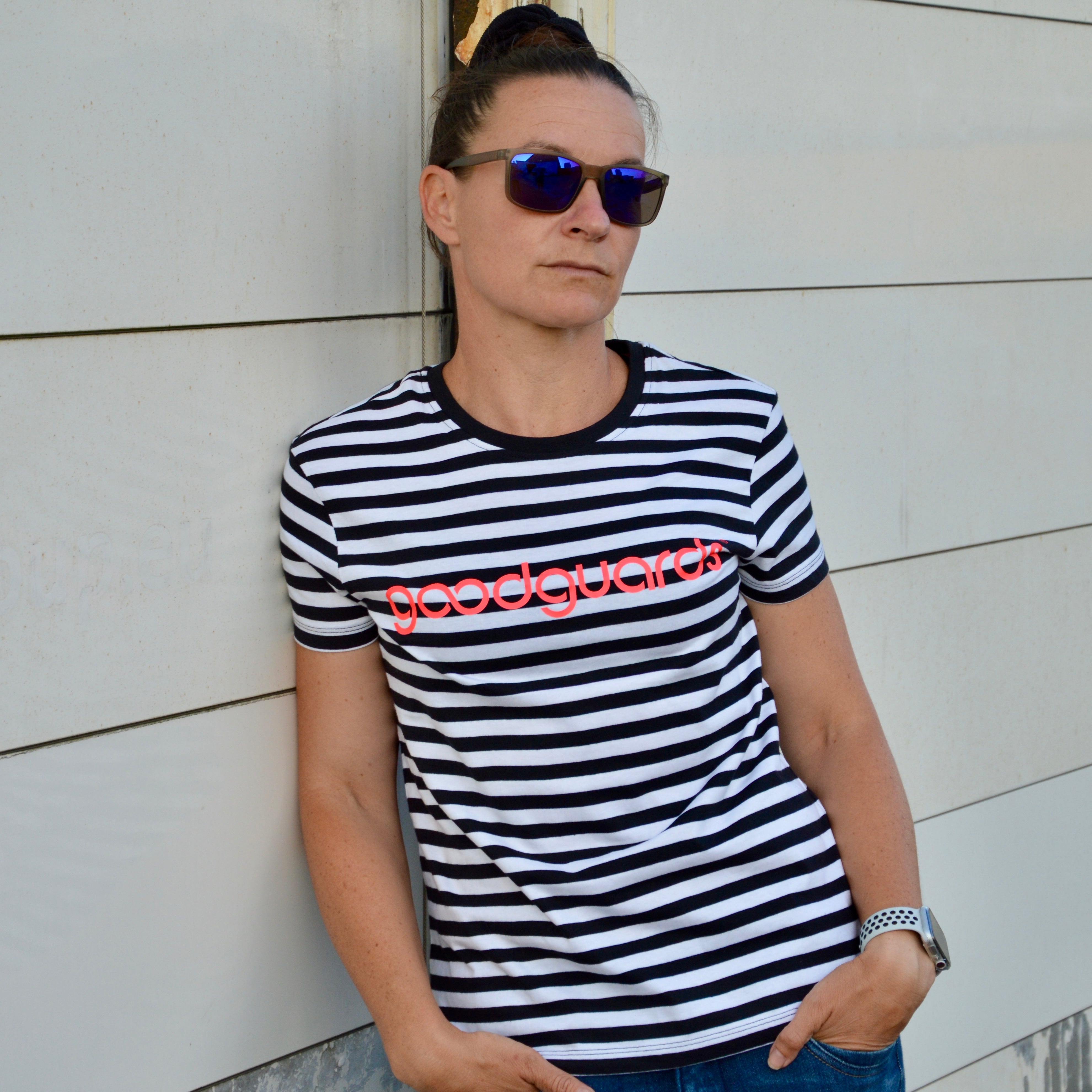 Goodshirt Stripes Women gestreiftes T-Shirt Damen