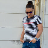 Goodshirt Stripes Women gestreiftes T-Shirt Damen