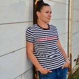 Goodshirt Stripes Women gestreiftes T-Shirt Damen
