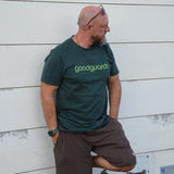 Goodshirt Men bottlegreen T-Shirt Herren
