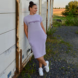 Gooddress dusty lilac (Poncho Organic Cotton Kleid) Badeponcho