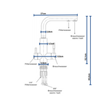 Zapfguard 3-Wege-UVC-Wasserhahn (ENTFERNT BAKTERIEN, KEIME & VIREN)